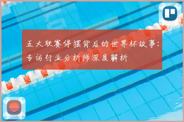 五大联赛停摆背后的世界杯故事：专访行业分析师深度解析